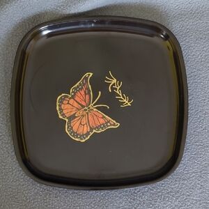 Couroc Of Monterey Vintage Butterfly Tray.